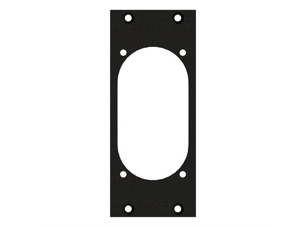 SYSBOXX-Front panel 2HE 1BE 1xNAC3PX front panel 1 x NAC3PX