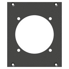 SYSBOXX-Frontpanel 2HE 2BE 1xSOCAPEX 19p front panel Socapex19-Hole