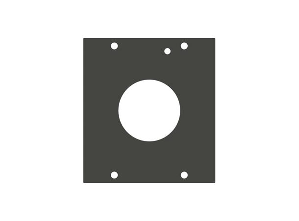 SYSBOXX-MKII-Side panel 2HE Tiefe 1fach Side panel PG29-Hole 