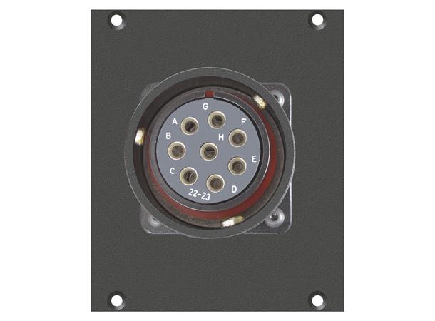 SYSBOXX-Modul 2HE 2BE 1xLK 8pol female Connector Module LK08 female, CA-COM