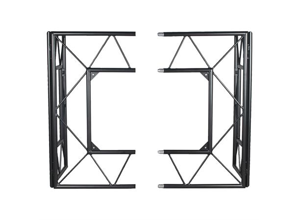 PRO EVENT TABLE II Black Mobilt DJ-bord