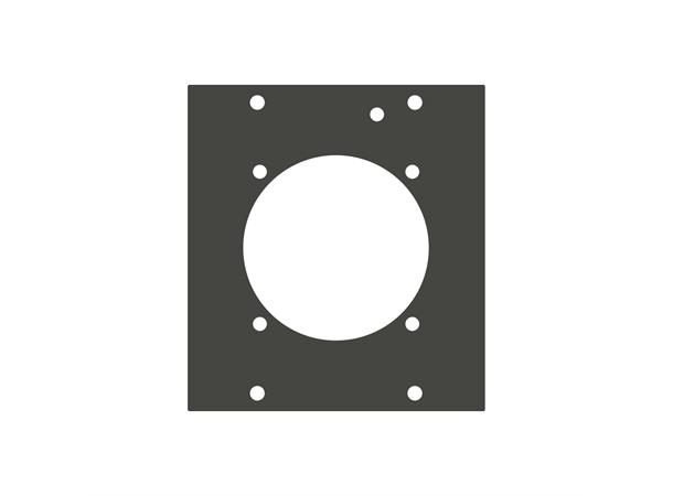 SYSBOXX-MKII-Side panel 2HE Tiefe 1fach Side panel Socapex19-Hole