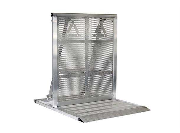 BARRIER w/con.pins 100CM ALU PROLYTE LOGO