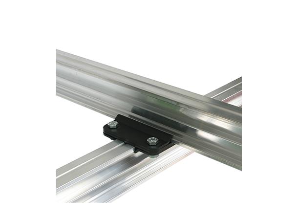 STUDIO RAIL 80 90 DEGREE CROSSOVER BRACKET supplied with 4 x rail clamps 