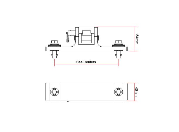 Space Saver Omega Chauvet - 142mm Ctrs