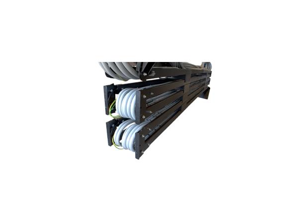 Cable guide standard 3 m Cable guide standard height 14 m black