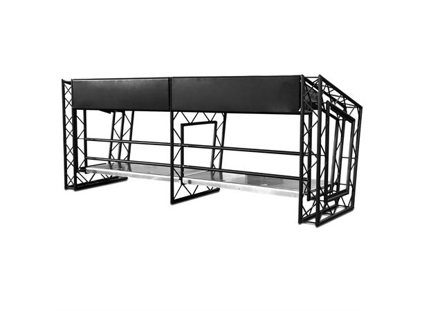 LiteConsole MK2 Extension Black Aluminium folding frame 