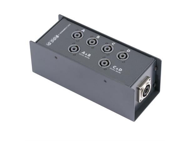 SPEAKER BOXX, NL8MPR <> 6x NL4/2 NL8MPR/NL4/2; HICON/NEUTRIK