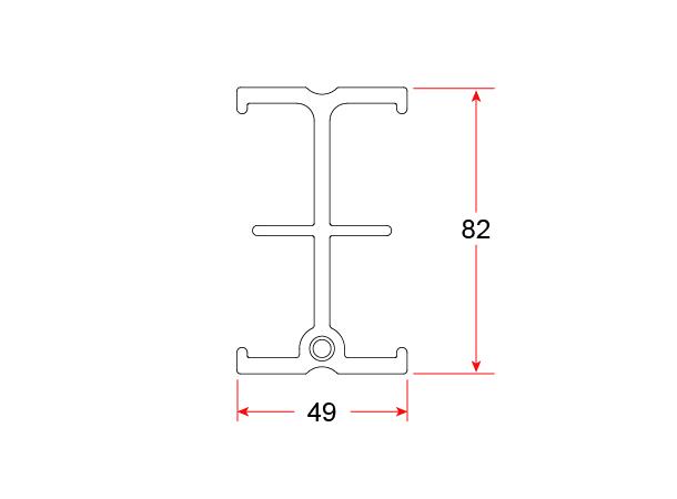 STUDIO RAIL 80 3.0m (Silver) 3.0m (Silver)