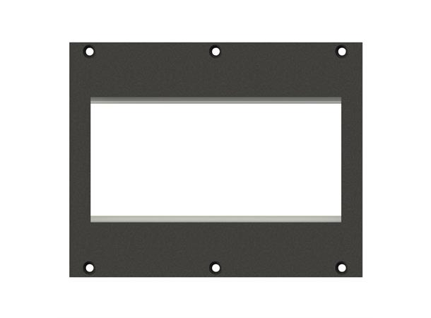 SYSBOXX-Front panel 2HE 3BE 2xW45-Modul front panel 2 x W45 modules 