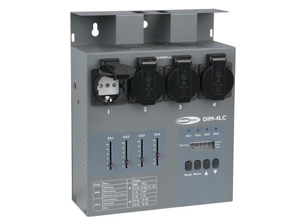 Showtec DIM-4LC 4-Channel Dimmer Pack local Control - 3 A per Channel 