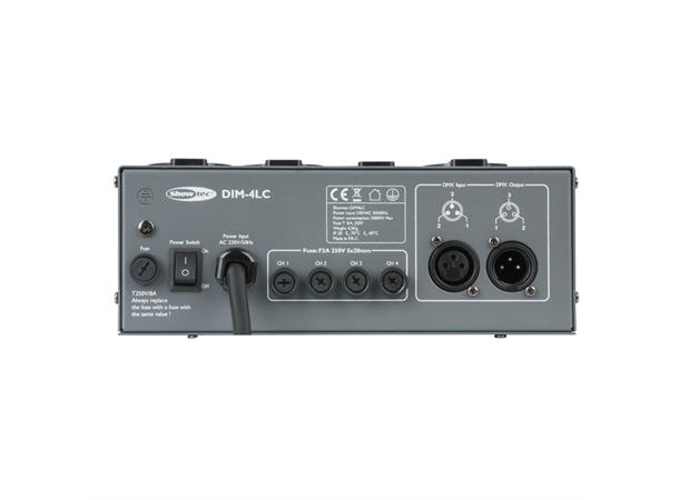 Showtec DIM-4LC 4-Channel Dimmer Pack local Control - 3 A per Channel