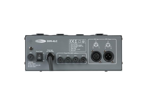 Showtec DIM-4LC 4-Channel Dimmer Pack local Control - 3 A per Channel 