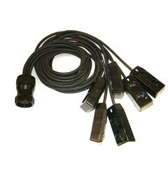Socapex Broutlegg 1m-6m 2-veis shuko. FO2-SPD-S 2,5mm