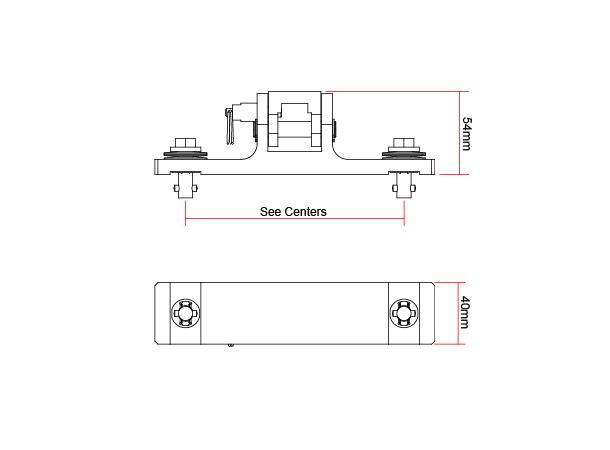 Space Saver Omega Clay Paky - 125mm Ctrs 