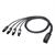 Sommer cable Speakon adapter NL 8 til NL4 1m 