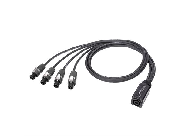 Sommer cable Speakon adapter NL 8 til NL4 1m