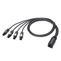 Sommer cable Speakon adapter NL 8 til NL4 1m
