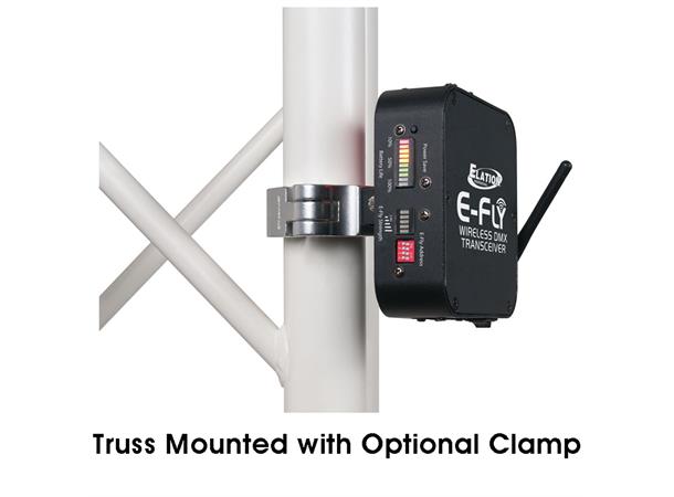 The E-FLY™ Transceiver Reliable wireless DMX signal 