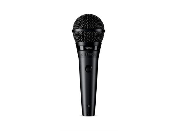 Shure PGA58BTS HANDHELD MIC W/STAND - BUNDLE