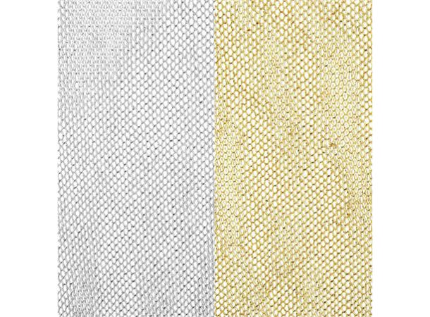 METALLIC BOBBINET 150 silver B1 Light reactive metallic threads 