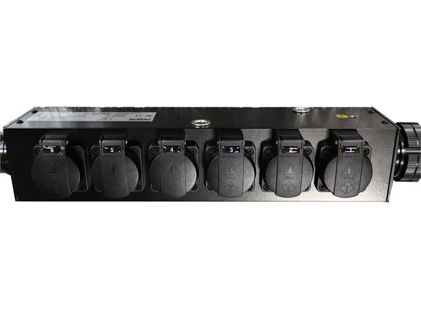 Soca breakout distribution box Major Socapex in/out True 1 & schuko out 