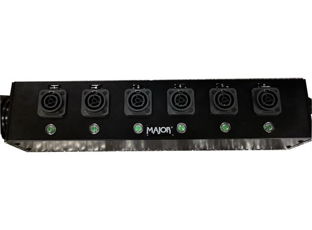 Soca breakout distribution box Major Socapex in/out True 1 & schuko out 