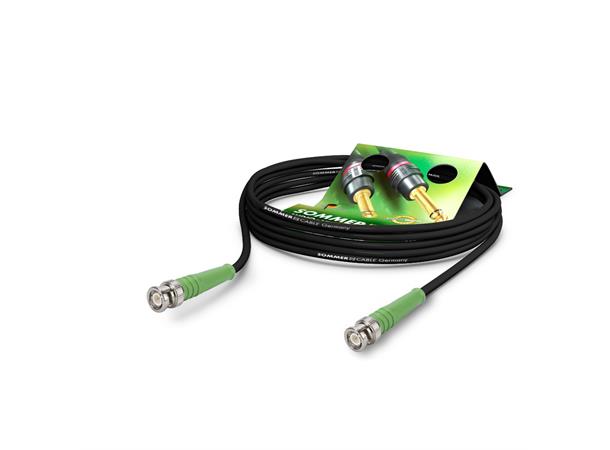VC RG59/CLASSIC  5,00m sort Flexible finished RG59 video or HF cable