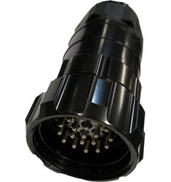 Socapex kompatibel plugg Male m/krympepinner