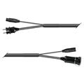 Hybrid Multicore Monolith 15,00m 1xLyd Schuko Plug & f3pin/Shuko Socket & m3pin