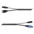Hybrid Multicore Monolith  5,00m 1xLyd Schuko Plug & f3pin/PowerCON & m3pin