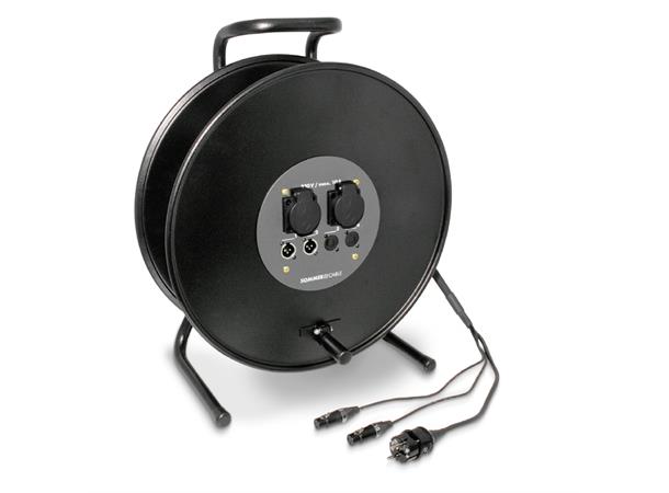 AES / EBU, DMX power system - HT582-SW Schuko (IP54)/XLR 3-pole 3 x 2,5mm²