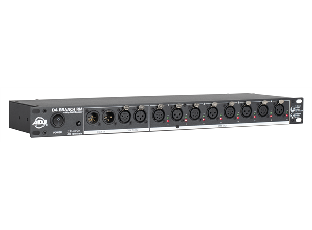 D4 Branch RM DMX splitter 4-way distributor/booster 