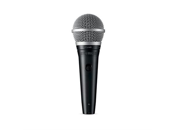 Shure PGA48-QTR-E HANDHELD MIC w 15FT 1/4in TO XLR CABLE 