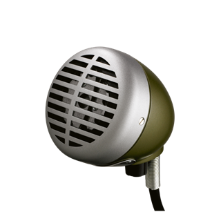 Shure 520DX Green Bullet harmonica microphone
